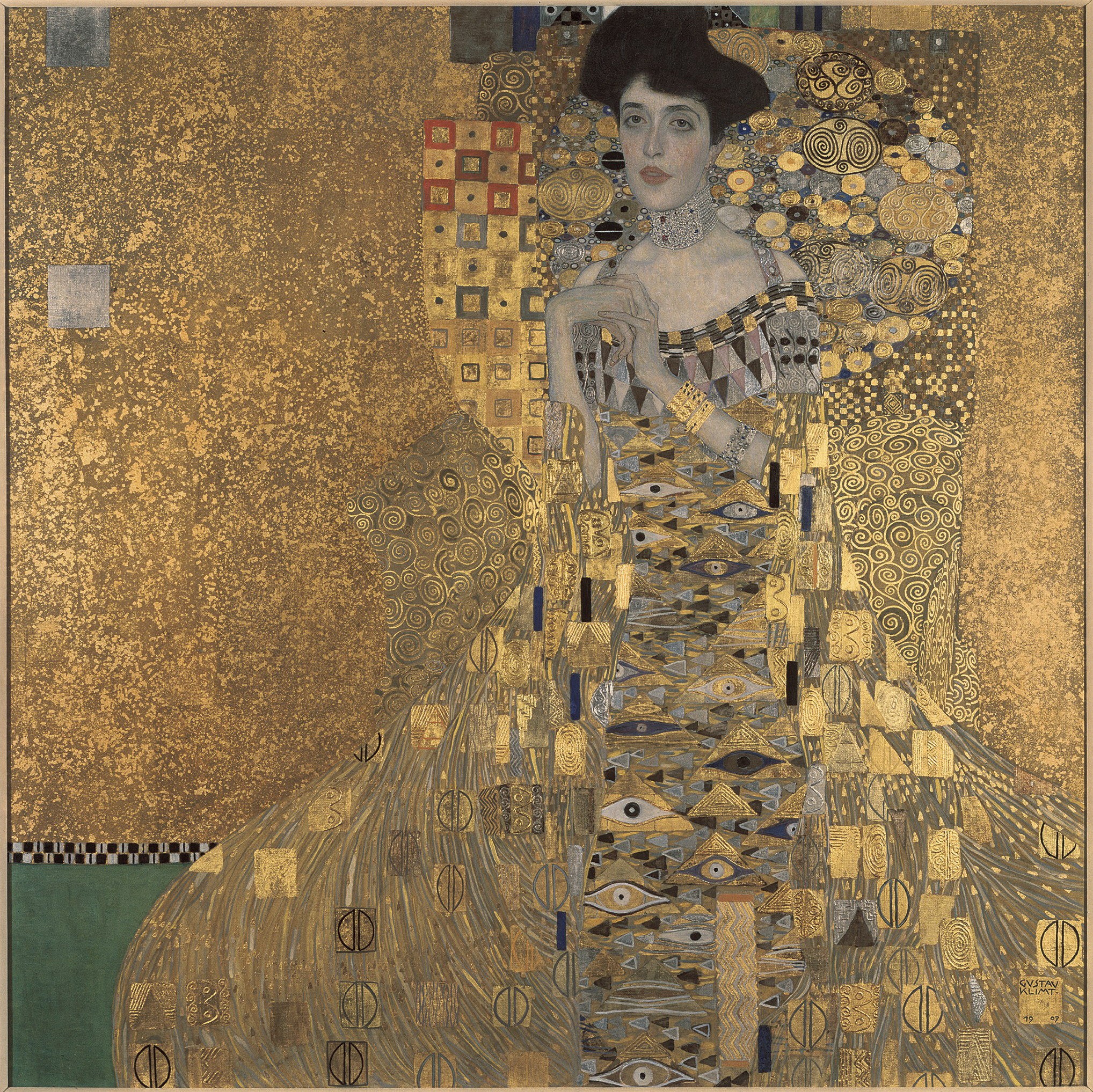 アデーレ・ブロッホ=バウアーの肖像 I (1907) Gustav Klimt
