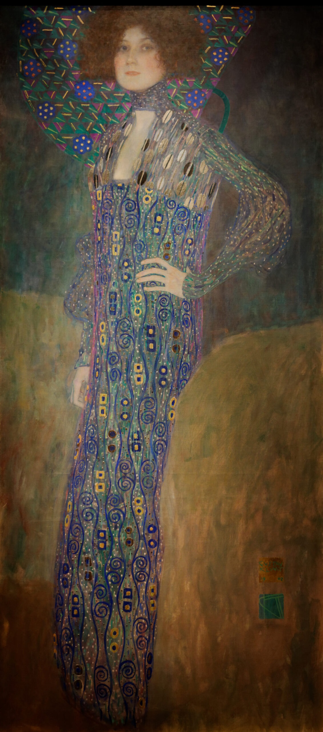 エミーリエ・フレーゲの肖像 (1902) Gustav Klimt