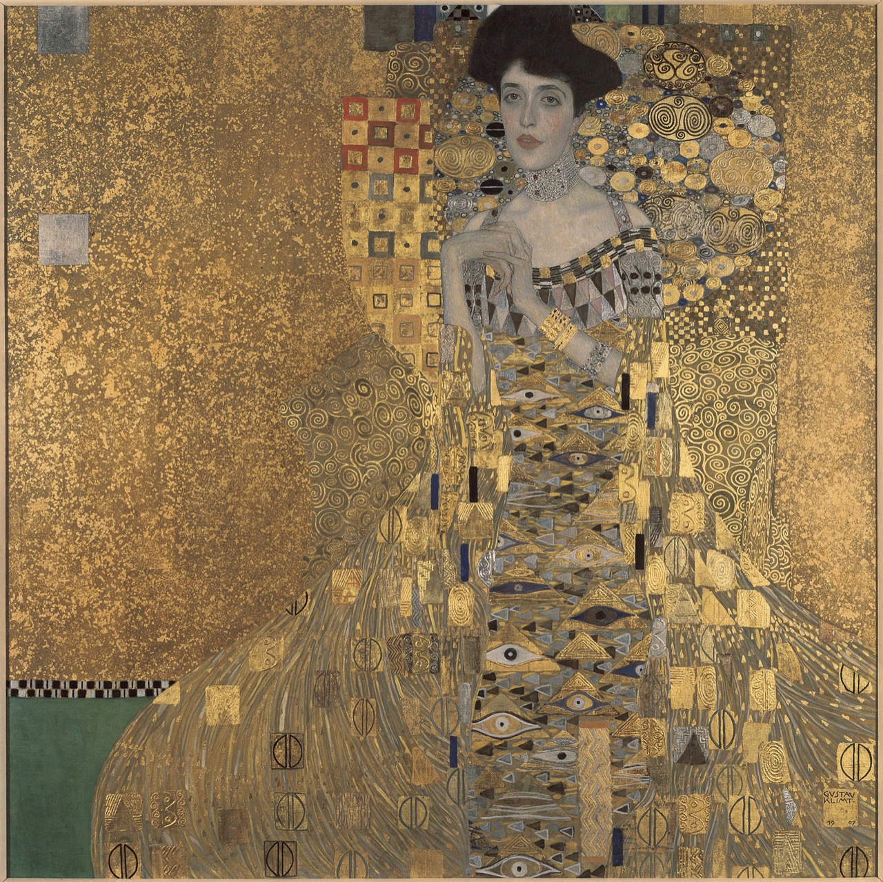 アデーレ・ブロッホ＝バウアーの肖像 I (1907) Gustav Klimt