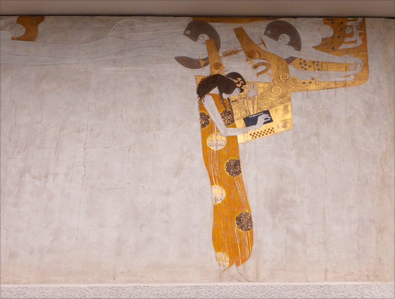 ベートーヴェン・フリーズ（接吻部分） (1902) Gustav Klimt