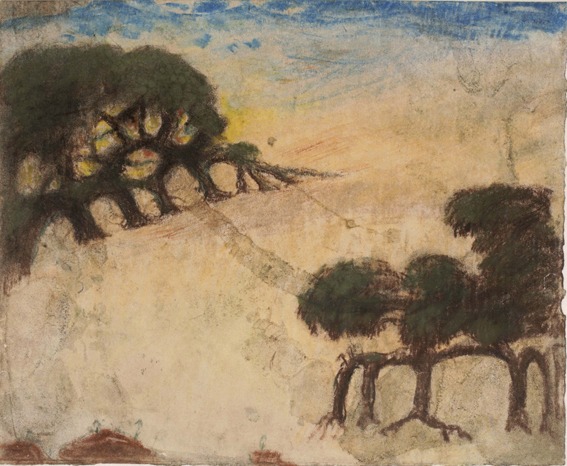 ヒルの病中のドローイング