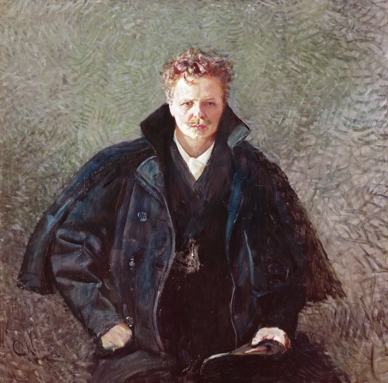 図版: 1890年代のアウグスト・ストリンドベリ - 出典: Wikimedia Commons (Public Domain)