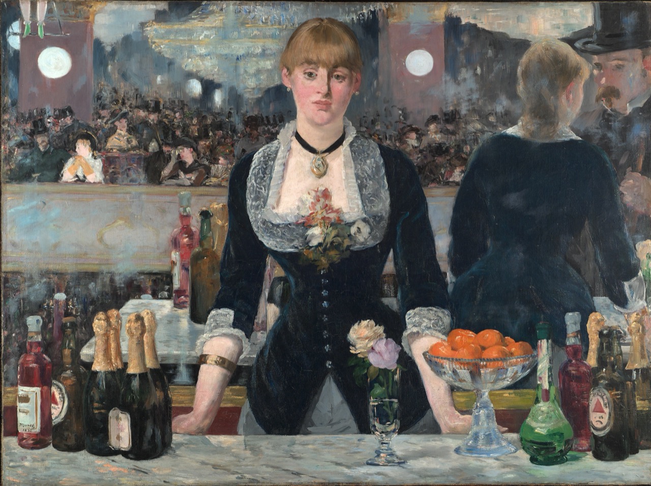 エドゥアール・マネ《フォリー・ベルジェールのバー》(1882年)