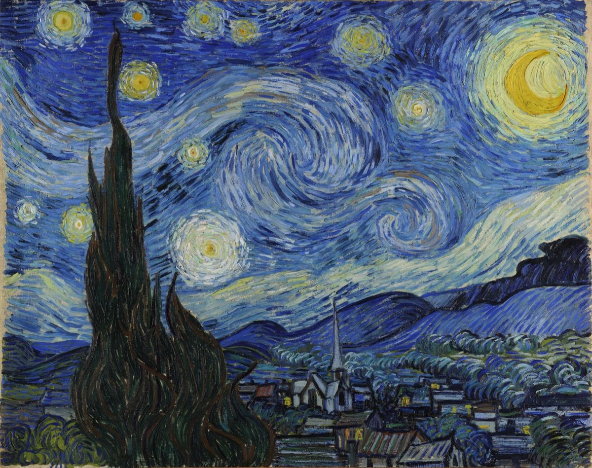 ゴッホ 星月夜 1889年 MoMA蔵